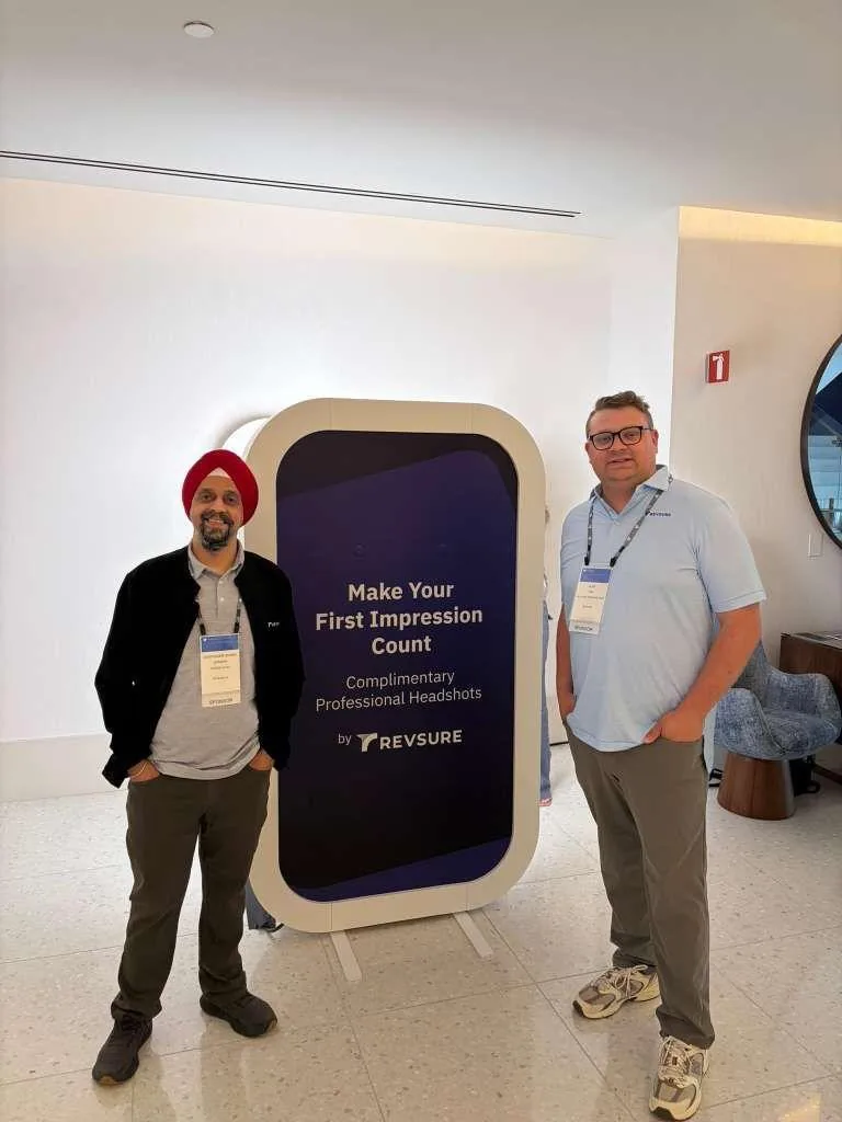 RevSure team members at a US event